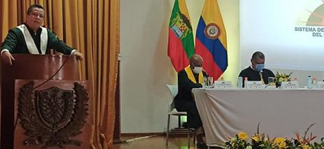 El presidente del SUE Colombia, SUE Caribe y rector de Unicórdoba, Jairo Torres Oviedo.