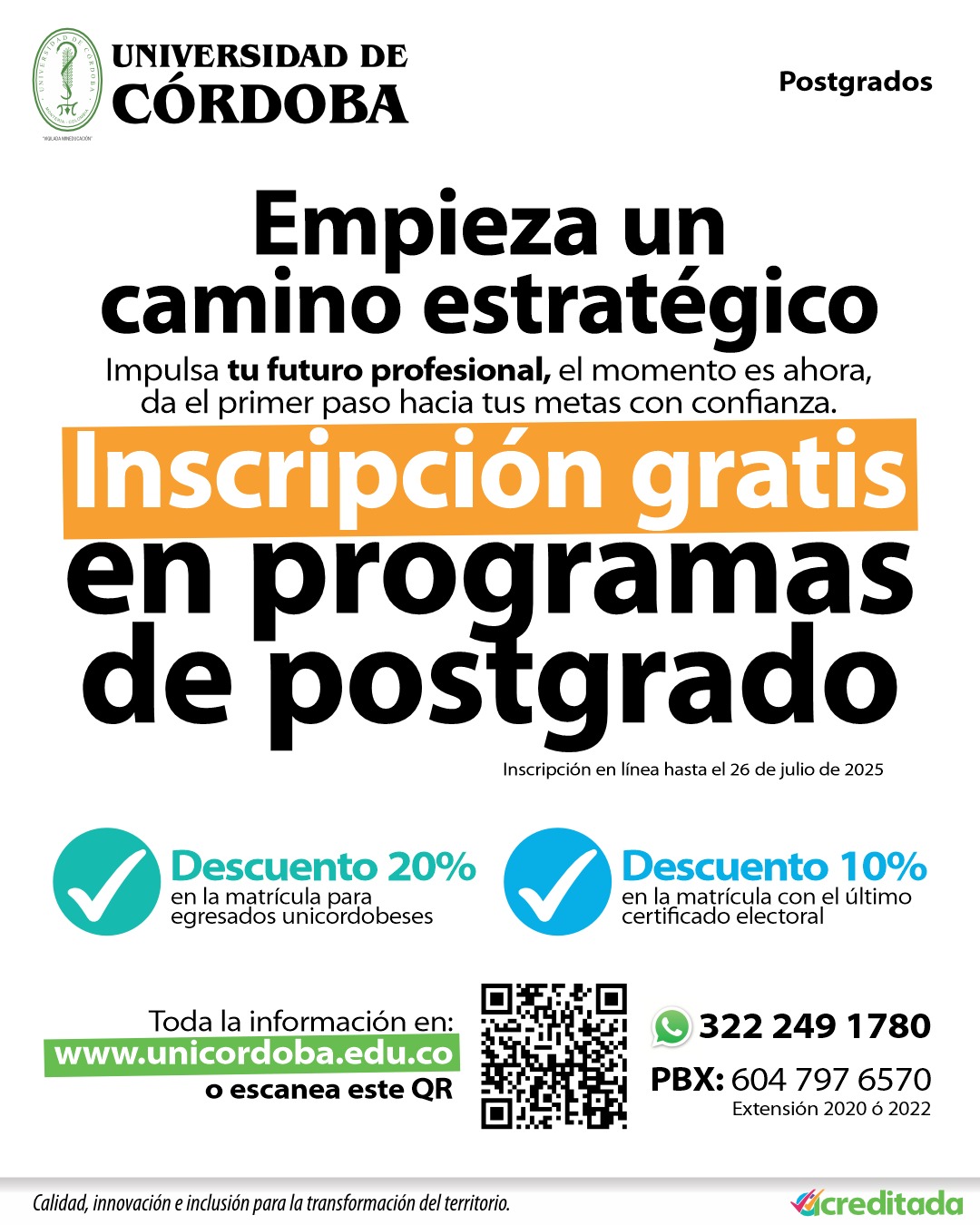 Inscripciones postgrados 2025 ii