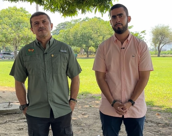 José Cardona Álvarez (izquierda) y Bernardo Reyes Bossa, académicos e investigadores de Unicórdoba, Facultad de Medicina Veterinaria y Zootecnia.