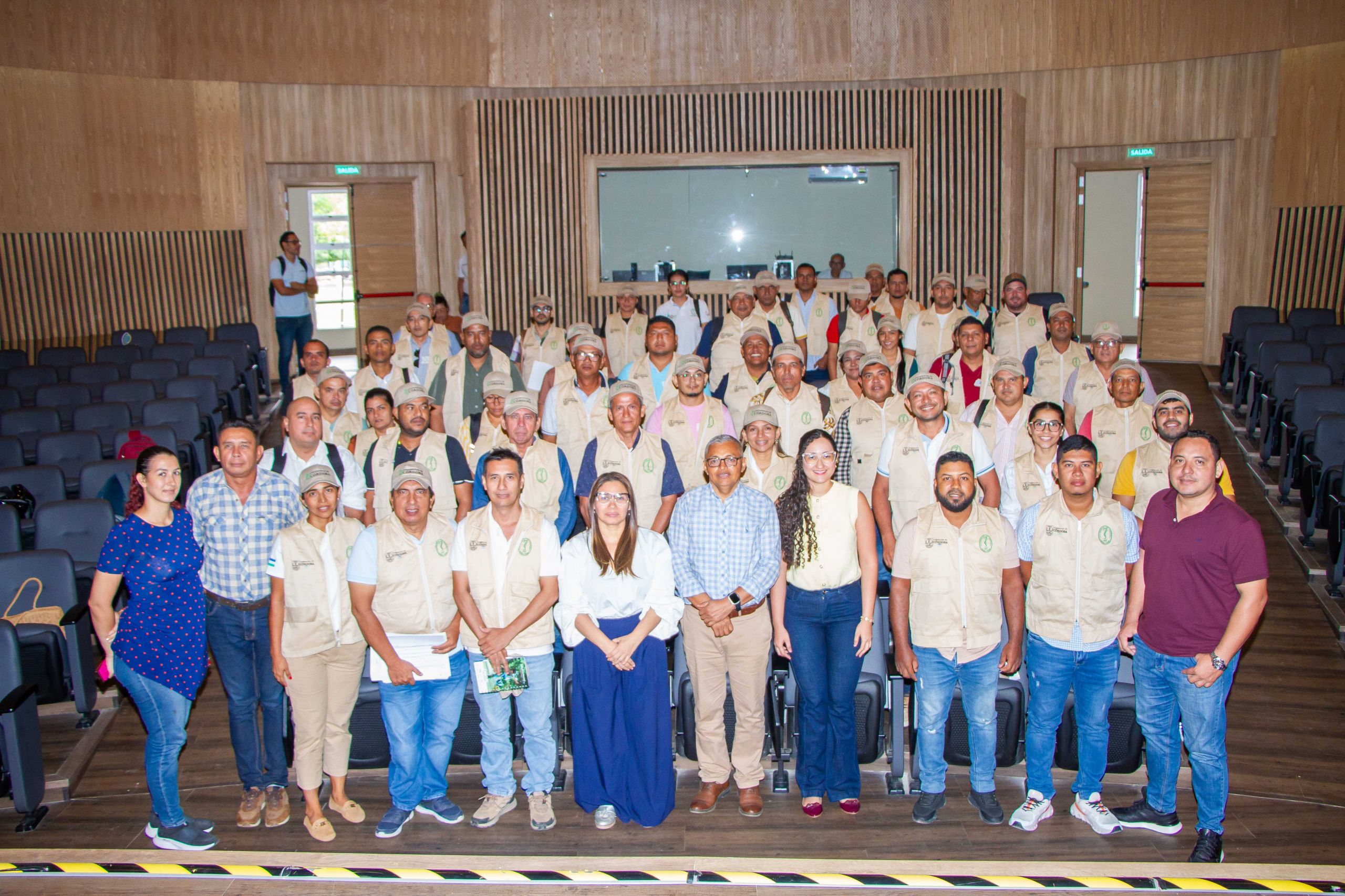 La capacitación se realizó en el Auditorio Cultural de la Universidad de Córdoba.